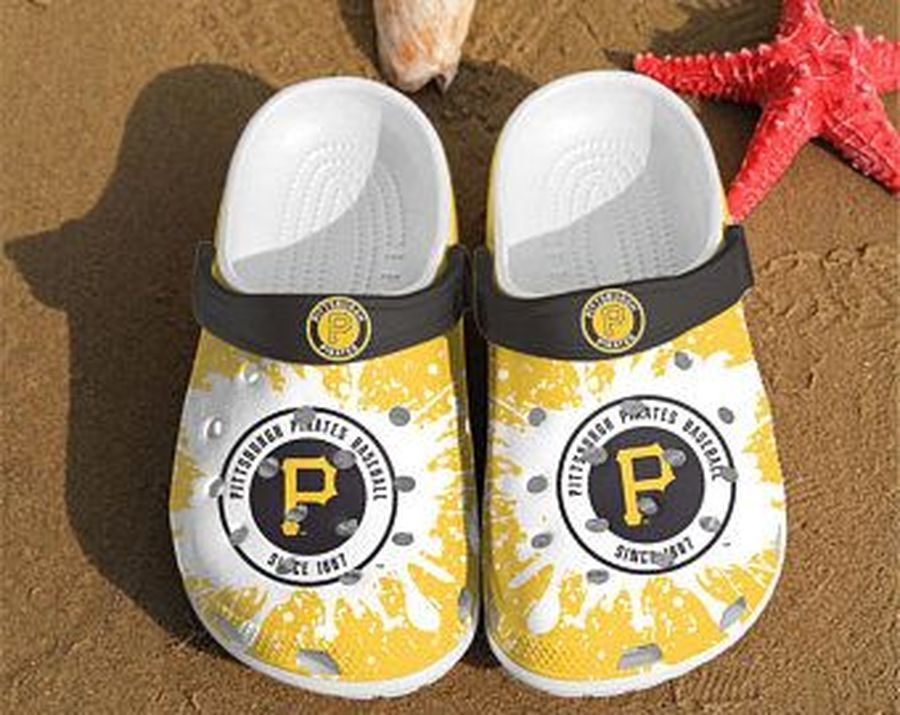 Pittsburgh Pirates Crocband Clog Clog Comfortable For Mens And Womens Classic Clog Water Shoes Pittsburgh Pirates Crocs