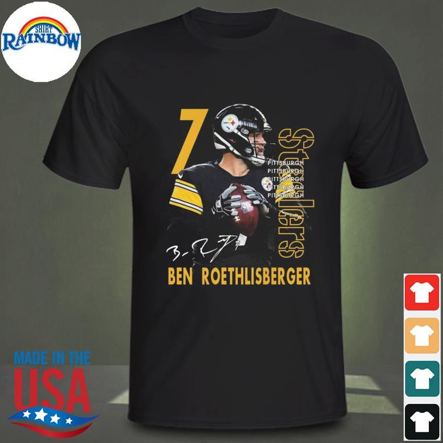 Pittsburgh Steelers Ben Roethlisberger signature shirt