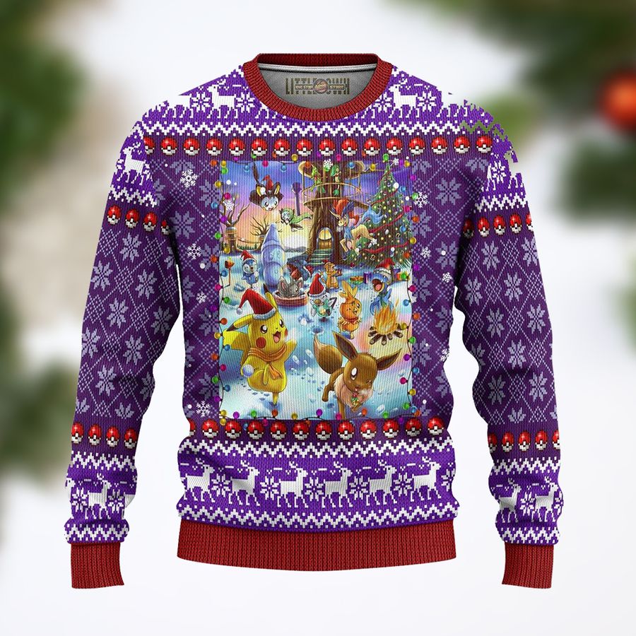 Pokemon Anime For Ugly Sweater