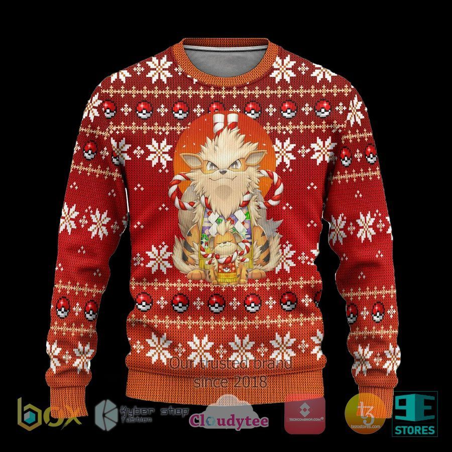 Pokemon Arcanine Christmas Anime Sweater – LIMITED EDITION