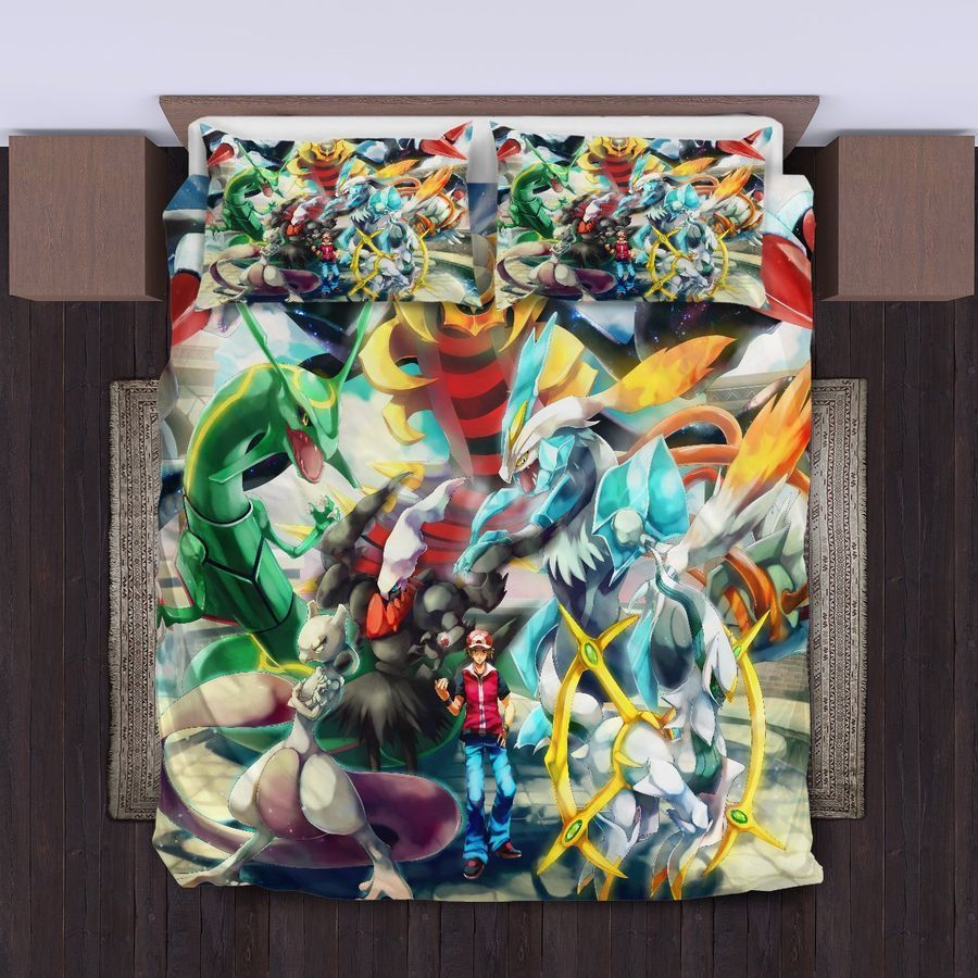 Pokemon Legends Bedding Set Duvet Cover Set