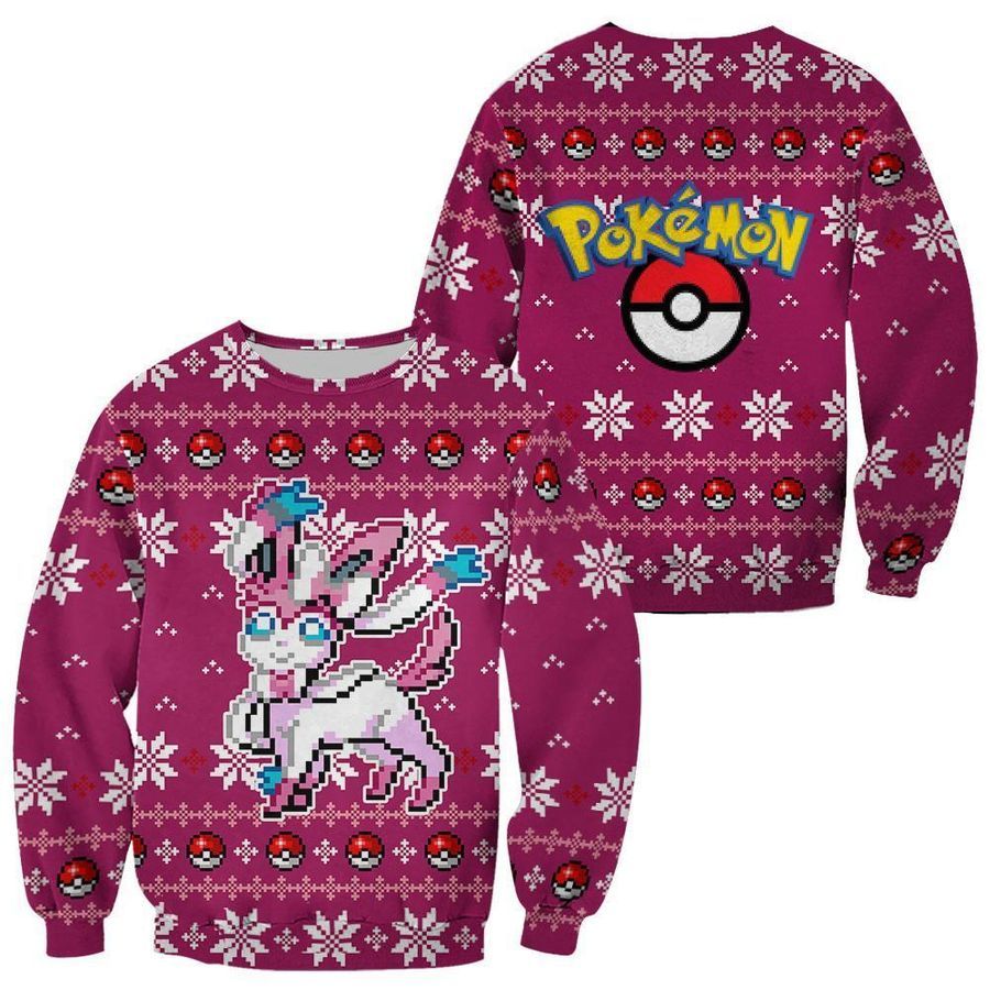 Pokemon Sylveon Ugly Christmas Sweater Xmas Gift