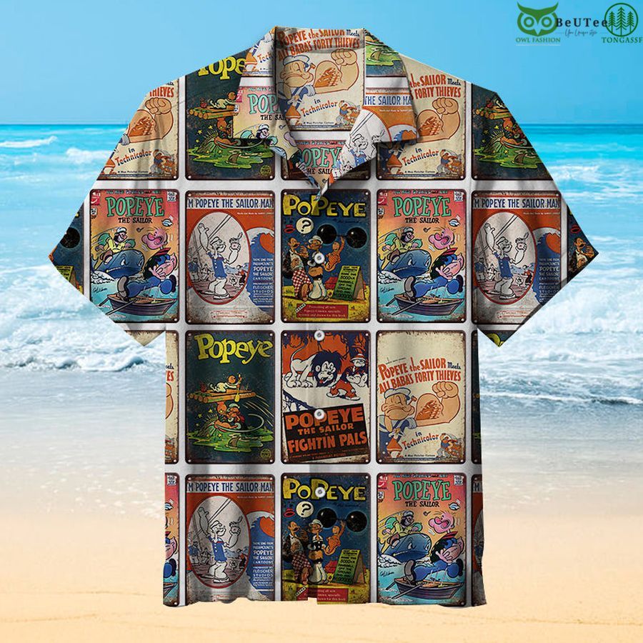 Popeye Comics Hawaiian Shirt