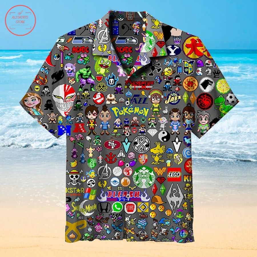 Popular Pixels Hawaiian Shirt