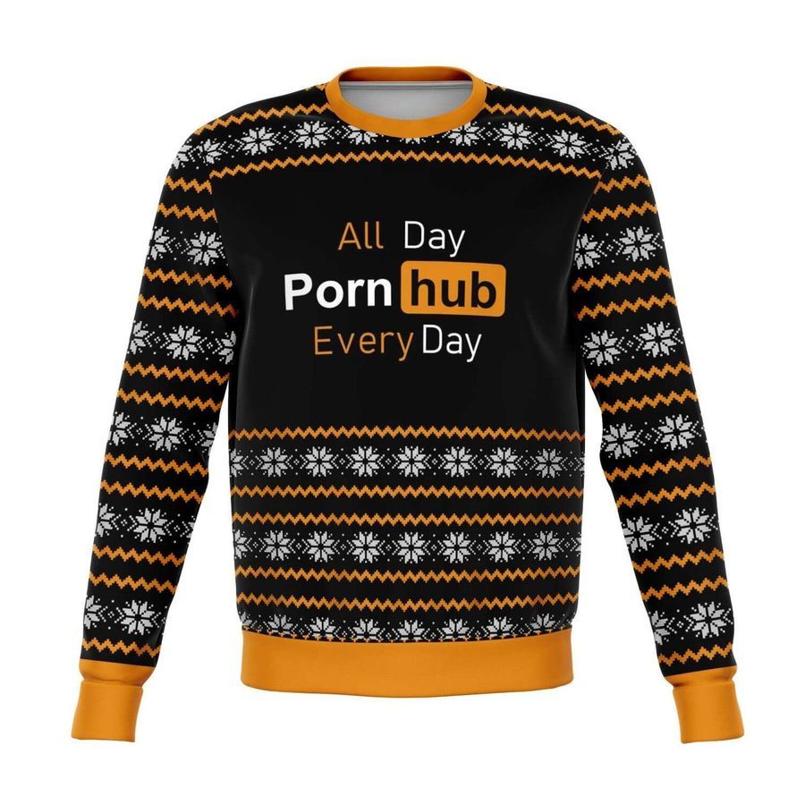 Pornhub Every Day Sweater Ugly Christmas Sweater Ugly Sweater Christmas