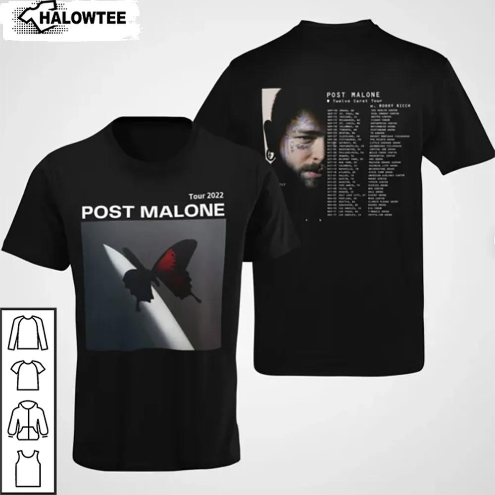 Post Malone Twelve Carat Tour 2022 Shirt Two Sides Music Concert