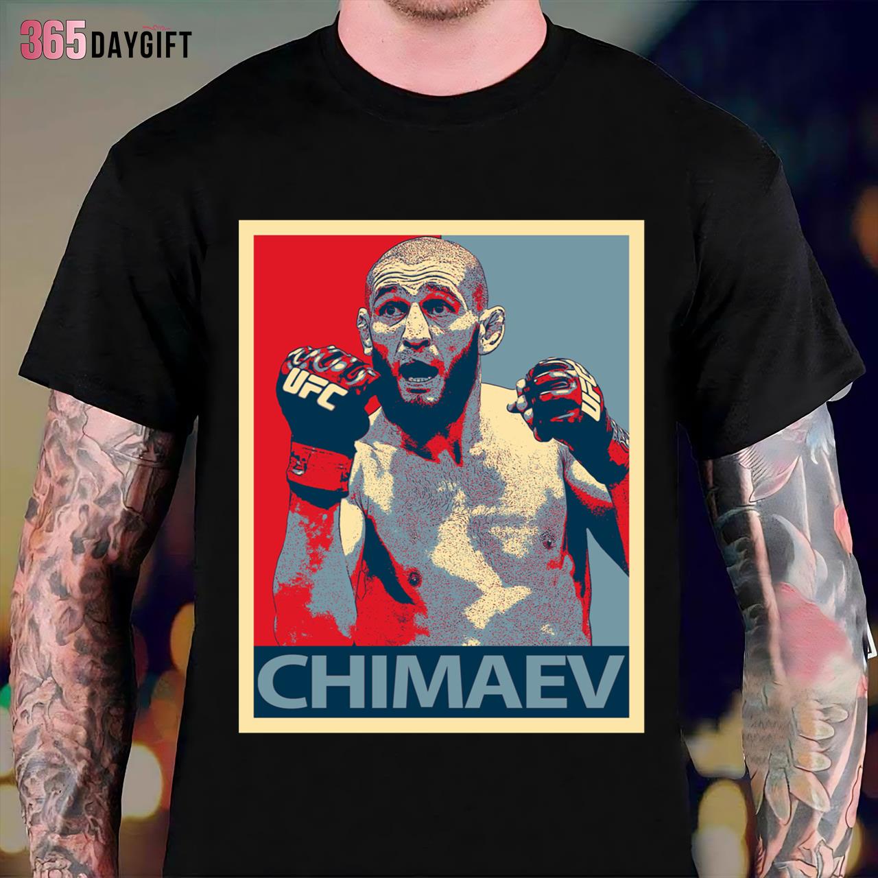 Potrait Art Khamzat Chimaev T-Shirt