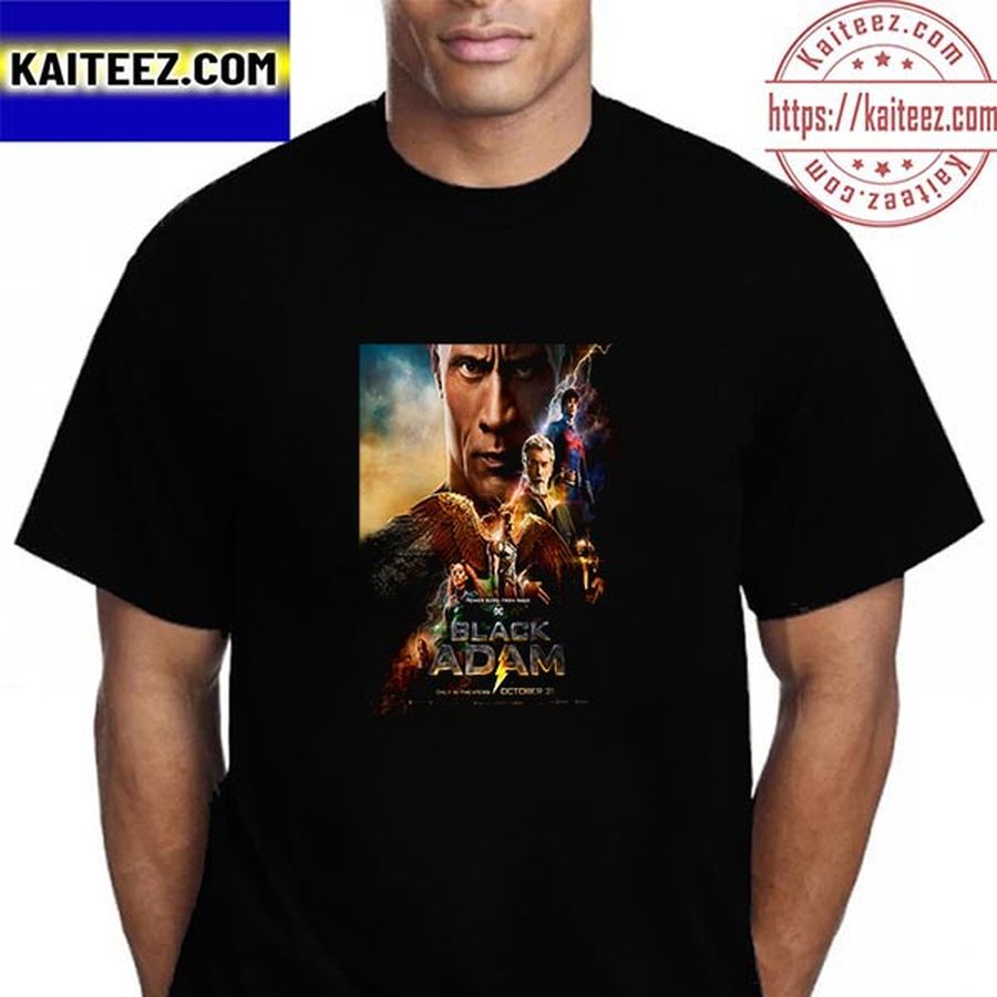 Power Born From Rage DC Comics Black Adam Vintage T-Shirt