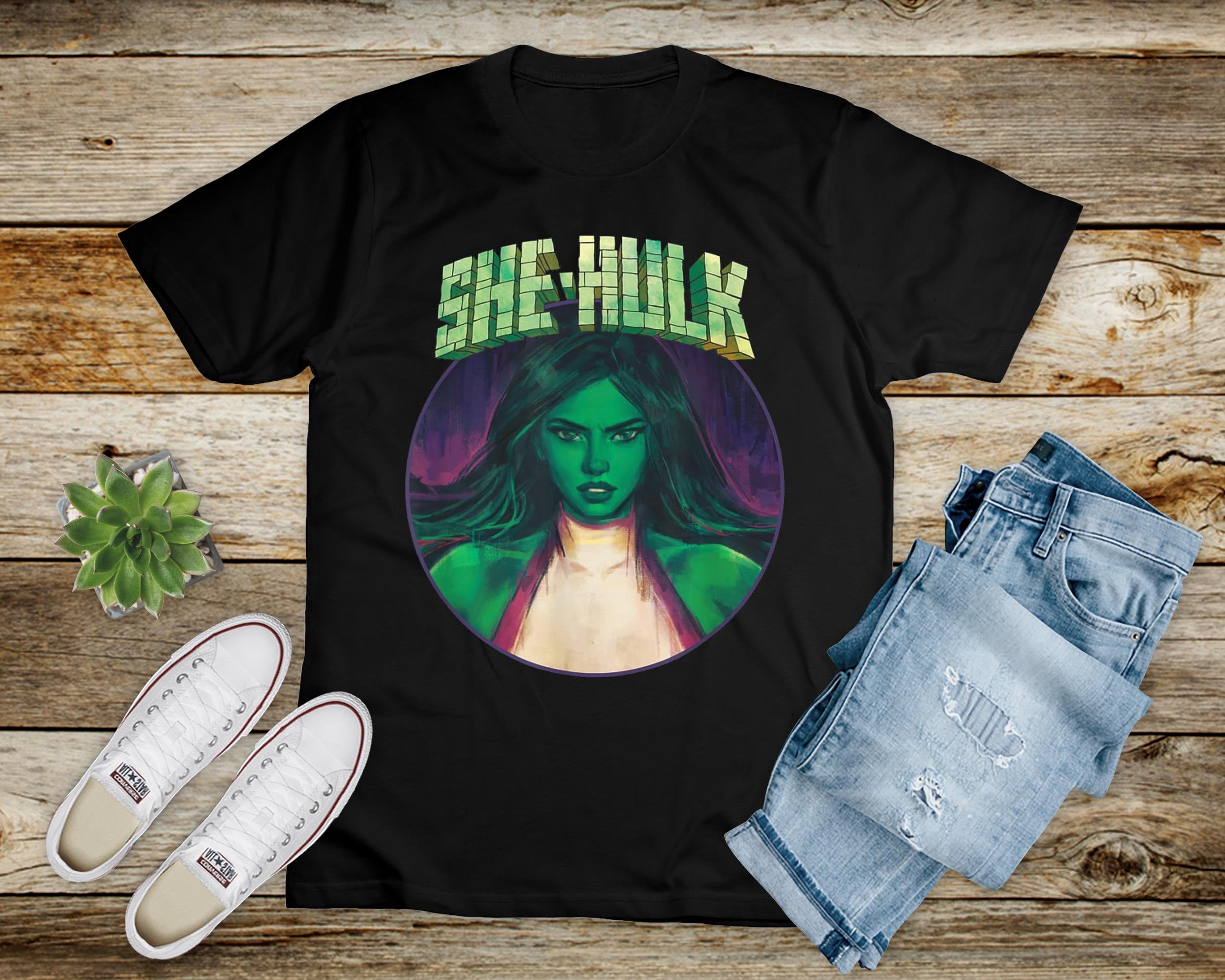 Powers Of A Girl She Hulk Marvel Comics Holiday Unisex T-Shirt