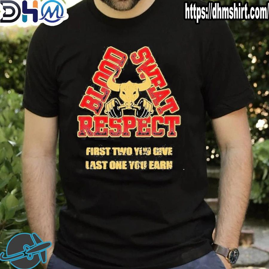 Premium blood sweat respect shirt