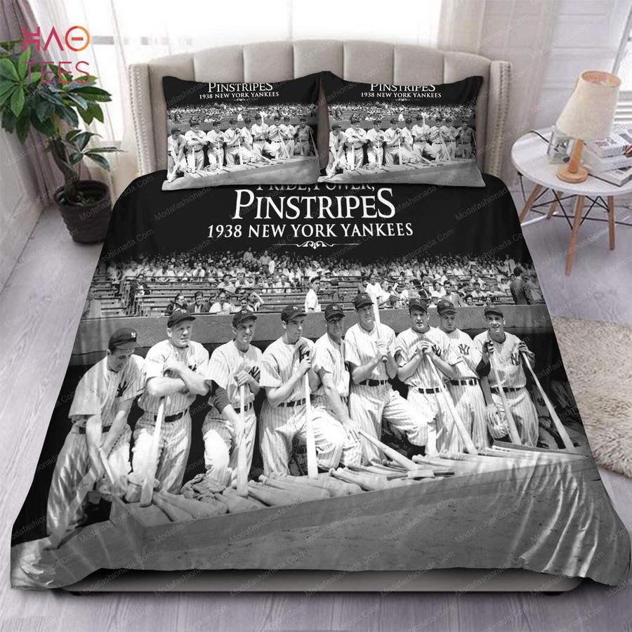 Pride, Power, Prinstripes 1938 New York Yankees MLB Bedding Sets