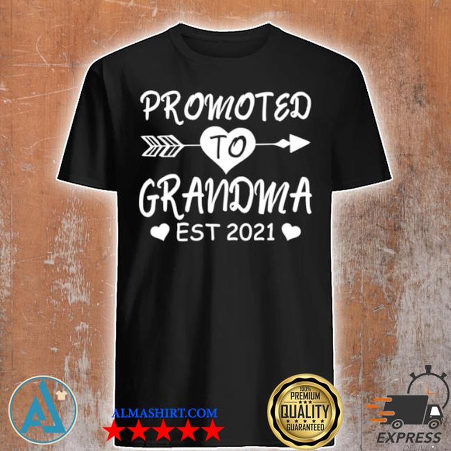 Promoted to grandma est 2021 shirt