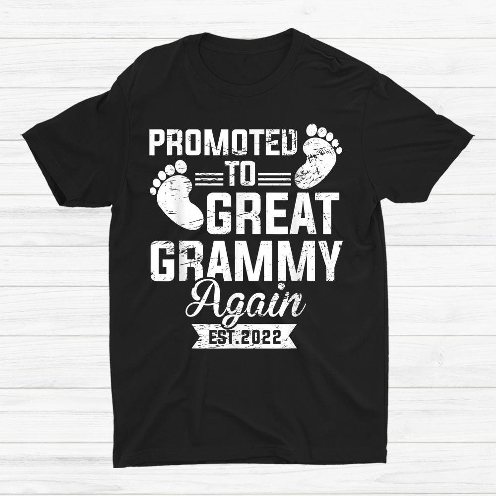 Promoted To Great Grammy Again Shirt