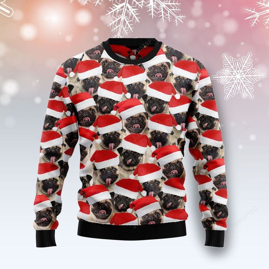 Pug Group Awesome Ugly Christmas Sweater Ugly Sweater Christmas Sweaters