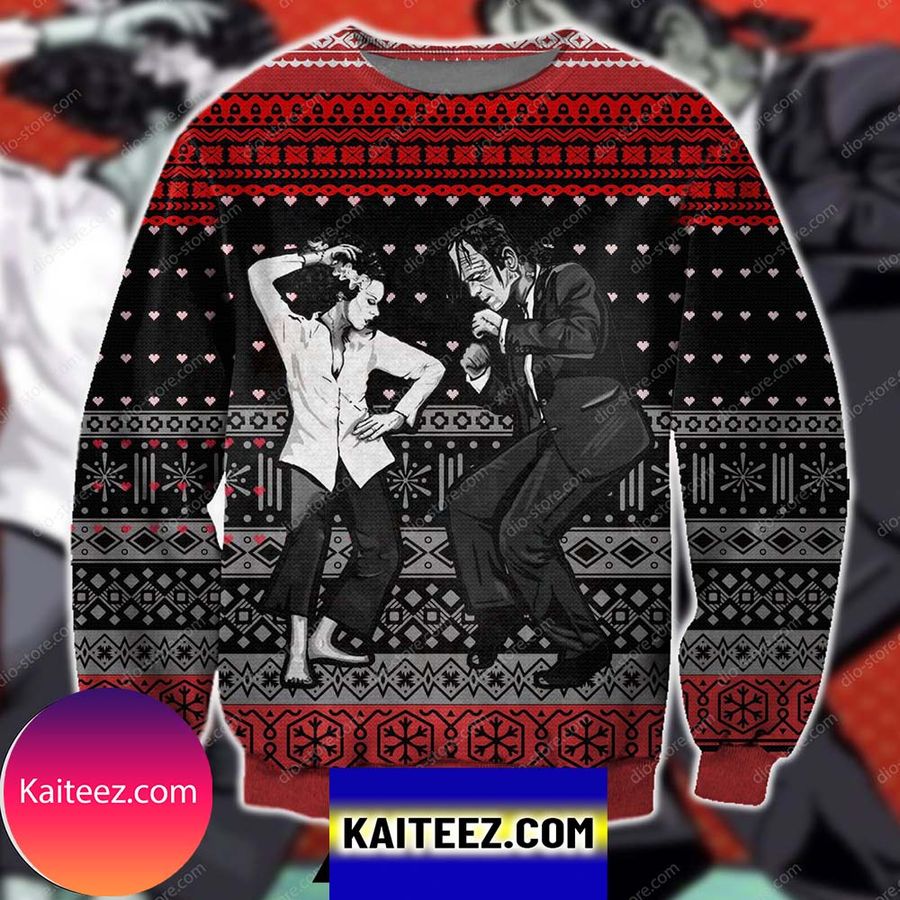 Pulp Frankenstein 3d Print Christmas Ugly Sweater