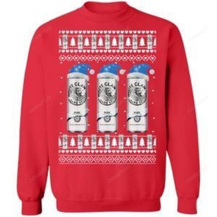 Pure White Claw Hard Seltzer Ugly Christmas Sweater, Ugly Sweater, Christmas Sweaters, Hoodie, Sweater
