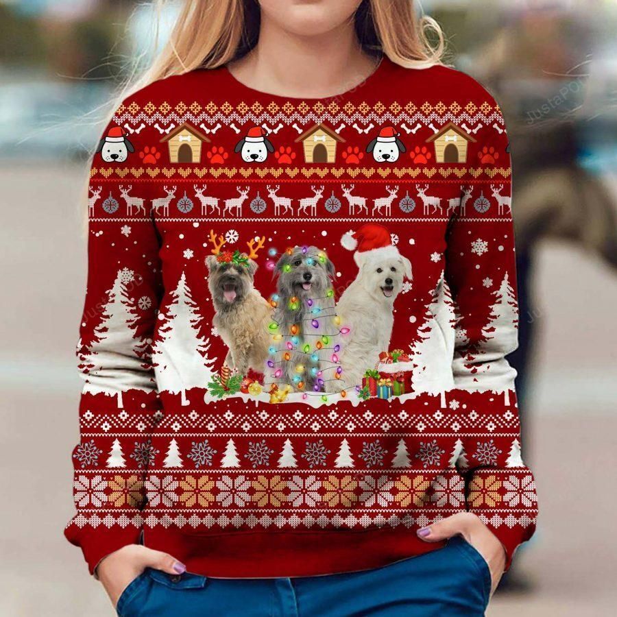 Pyrenean Shepherd Ugly Christmas Sweater, All Over Print Sweatshirt, Ugly Sweater, Christmas Sweaters, Hoodie, Sweater
