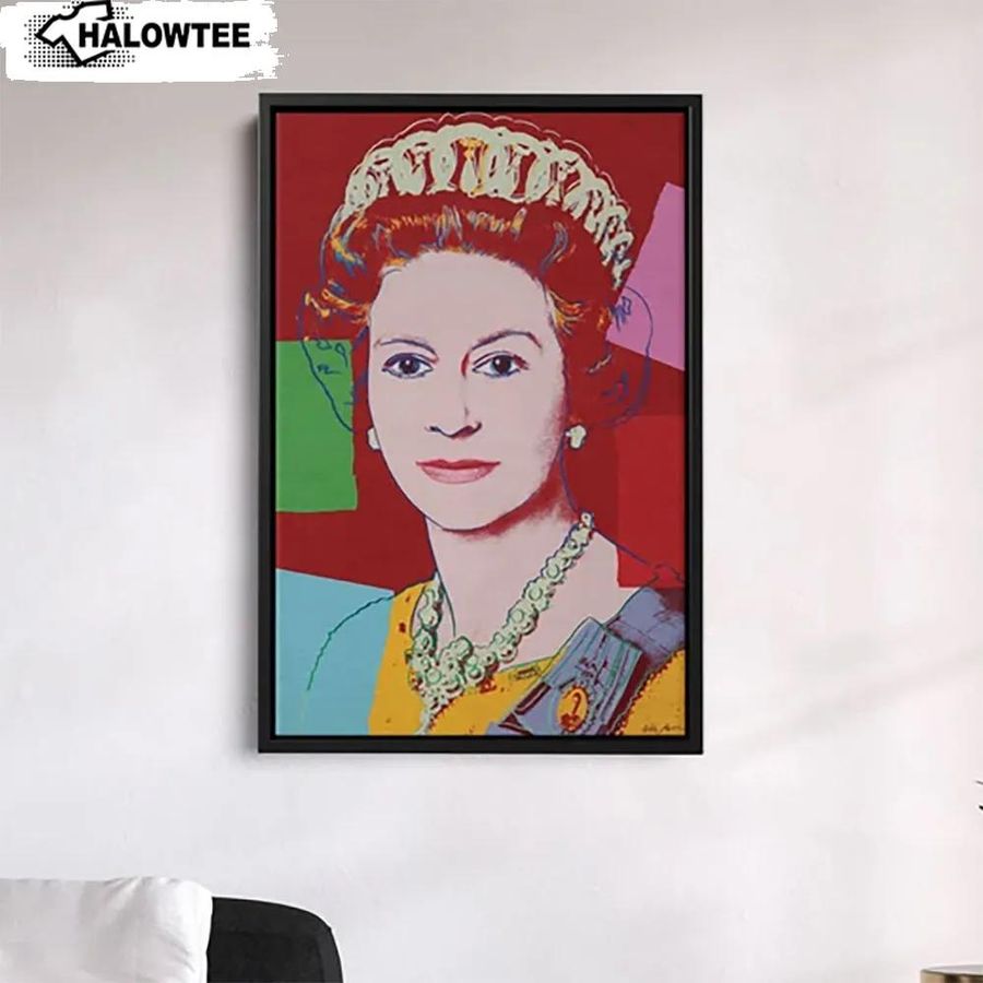 Queen Elizabeth Ii Andy Warhol Poster Wall Art Home Decor