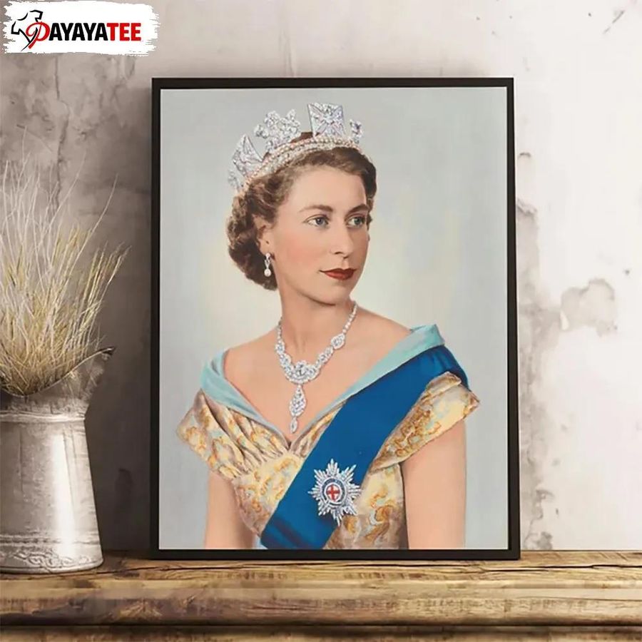 Queen Elizabeth Ii Poster British Royal Wall Art