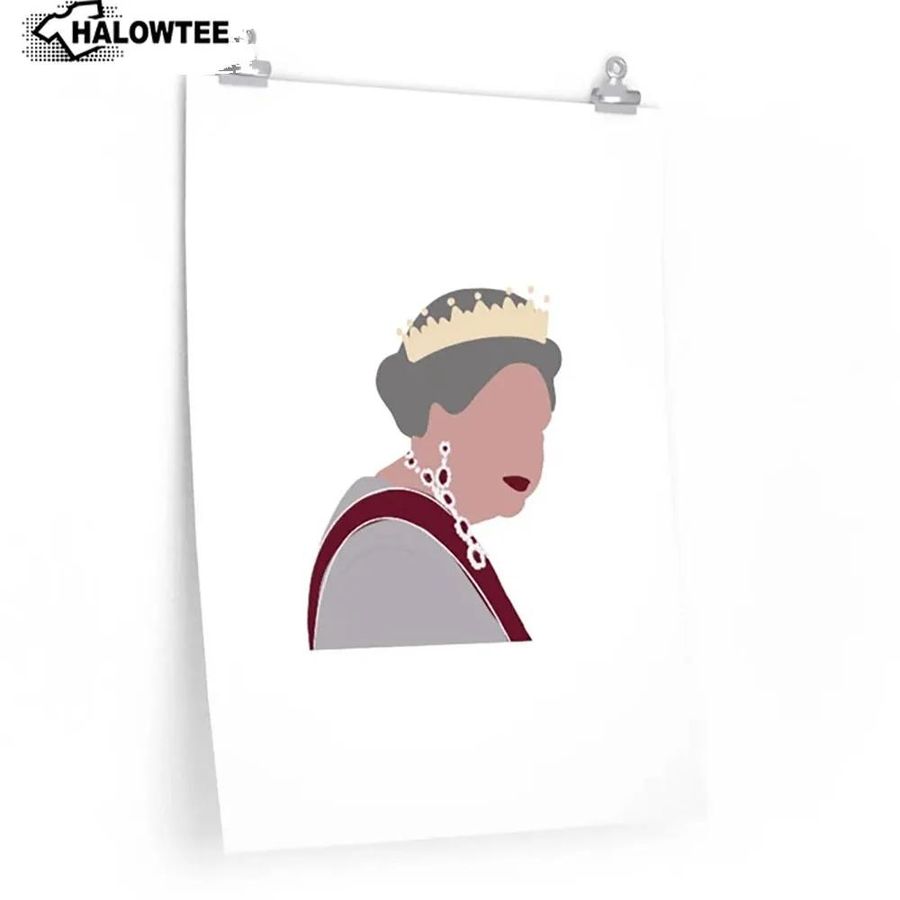 Queen Elizabeth Ii Poster Her Majesty Queen Of England Wall Art Home Decor Gift