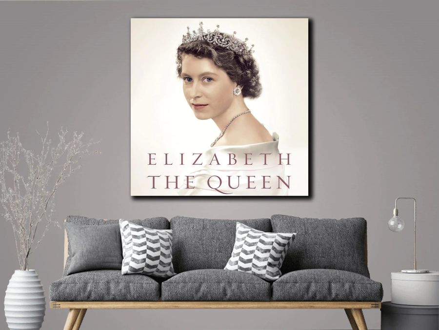 Queen Elizabeth Portrait Art , Elizabeth the Queen Wall Art Poster