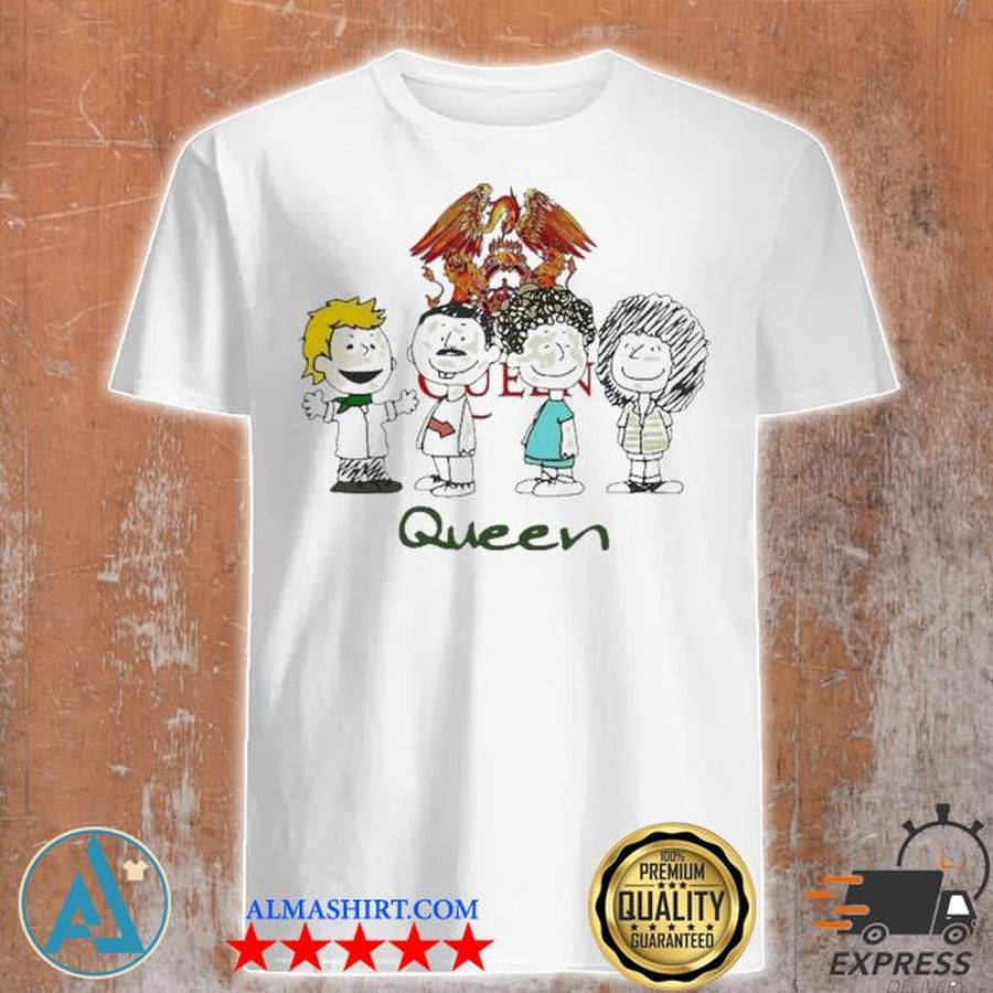 Queen The Peanuts characters shirt