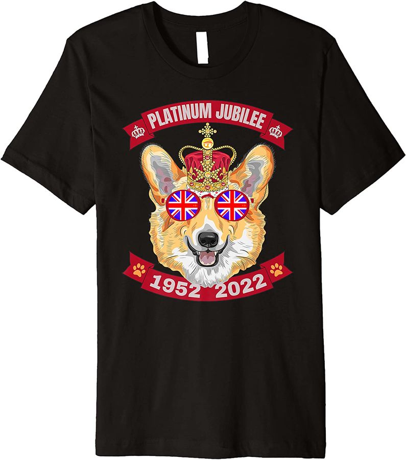Queens Jubilee 2022 tshirt,queen platinum jubilee 70yr crown Premium