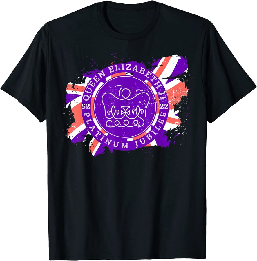 Queens Platinum Jubilee tshirt,UK Queen Jubilee 2022 gifts