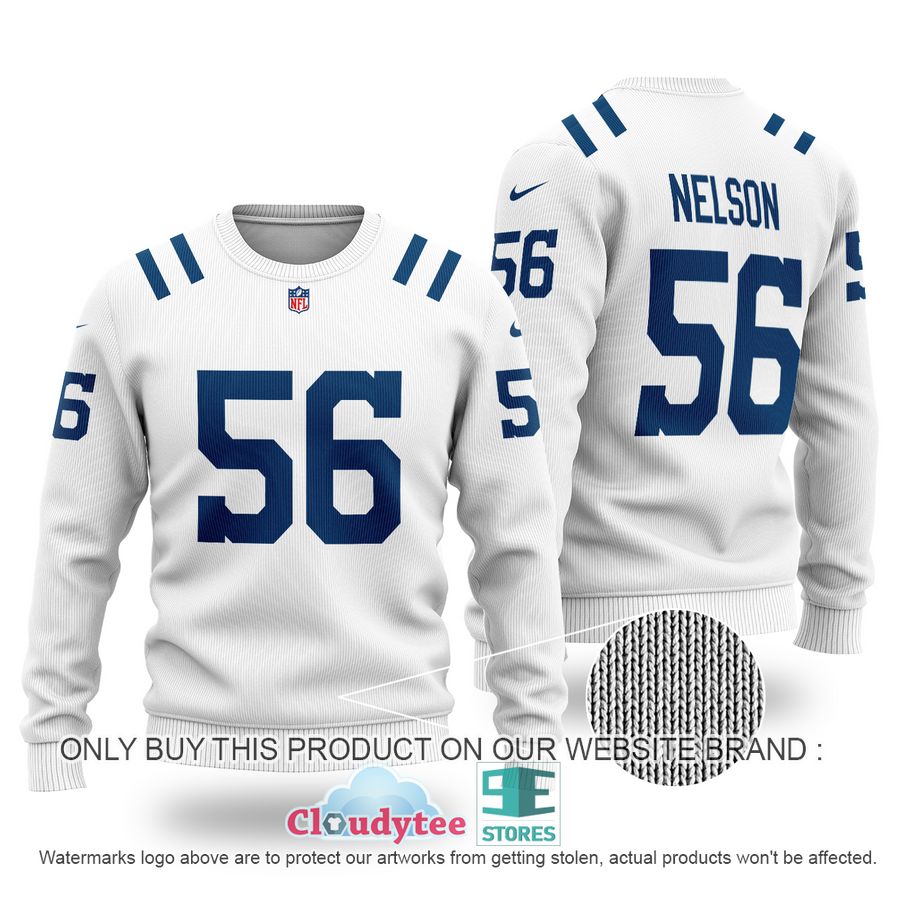 Quenton Nelson 56 Indianapolis Colts Ugly Sweater – LIMITED EDITION