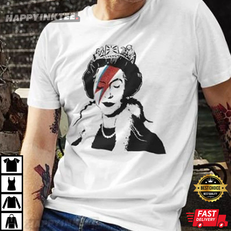 R.I.P Banksy Queen Elizabeth T-Shirt