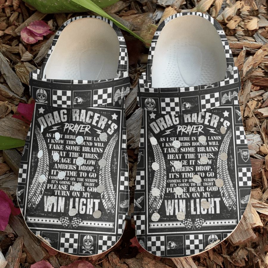 Racing Drag Prayer 102 Gift For Lover Rubber Crocs Crocband Clogs, Comfy Footwear