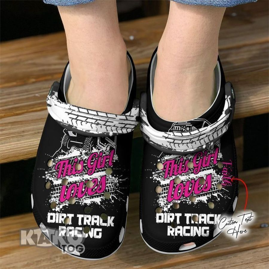 Racing Personalized Love Dirt Track Sku 1984 Crocs Clog Shoes