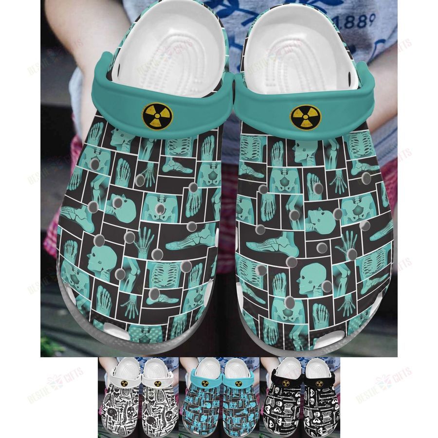 Rad Tech Crocs Classic Clog Whitesole Trapped In My Body Shoes