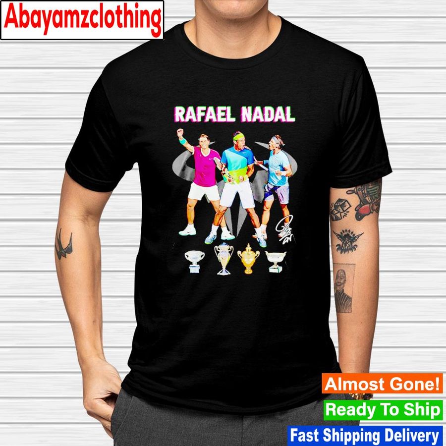 Rafael Nadal Cup signatures shirt