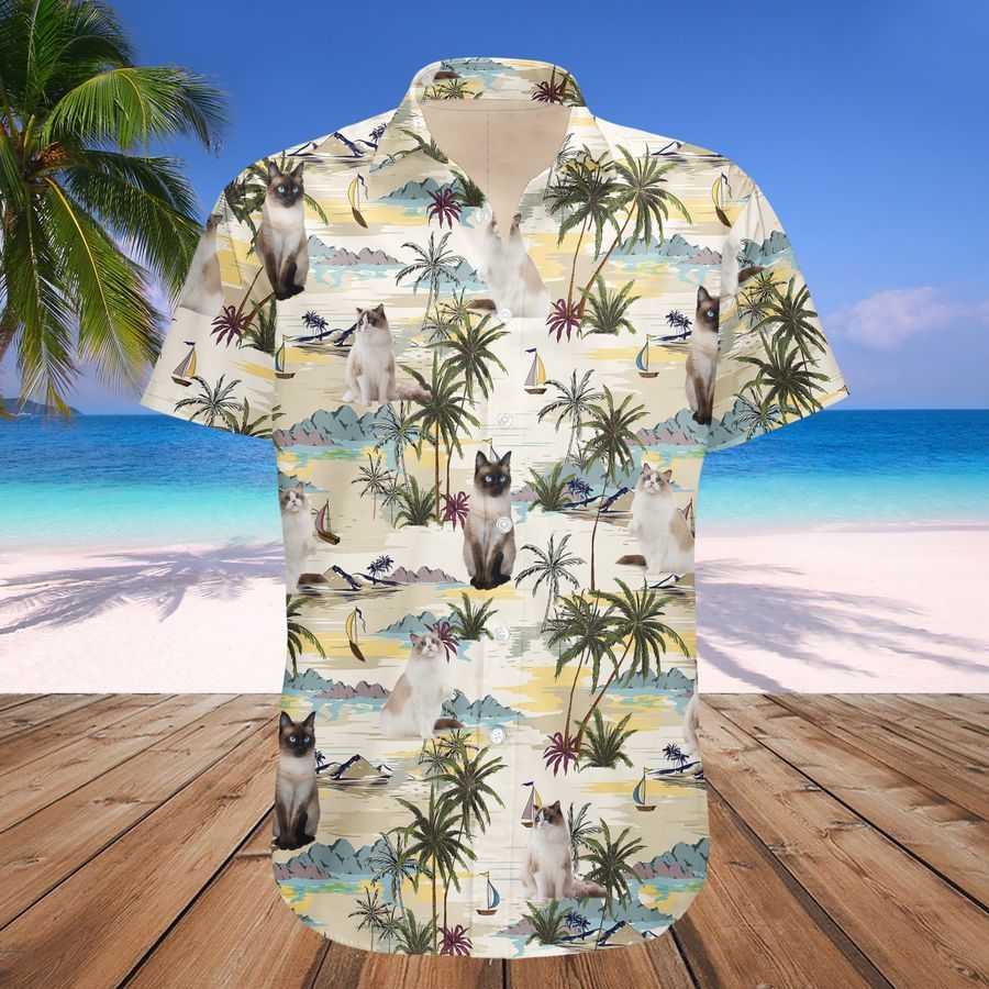 Ragdoll Cat Tropical Ragdoll Cat Lovers Aloha Beach Hawaii Shirt