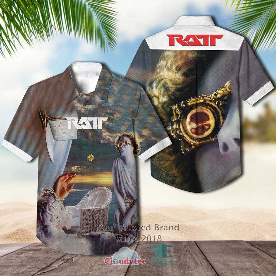 Ratt Reach For The Sky 1988 Casual Hawaiian Shirt – LIMITED EDITION