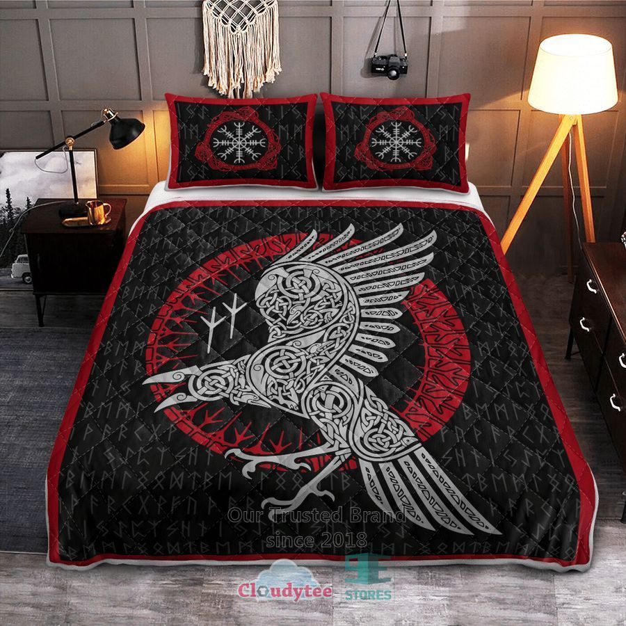 Raven and Rune Viking Quilt Bedding Set – LIMITED EDITION