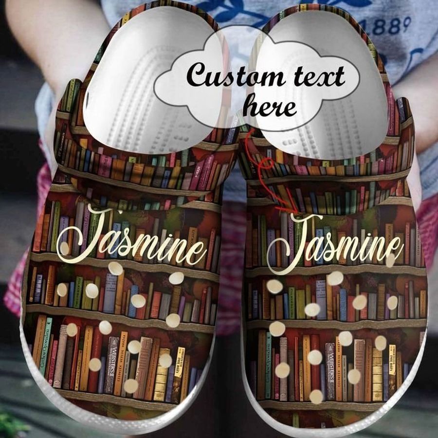 Reading Crocs - Reading Personalized Bookaholics Clog Shoes