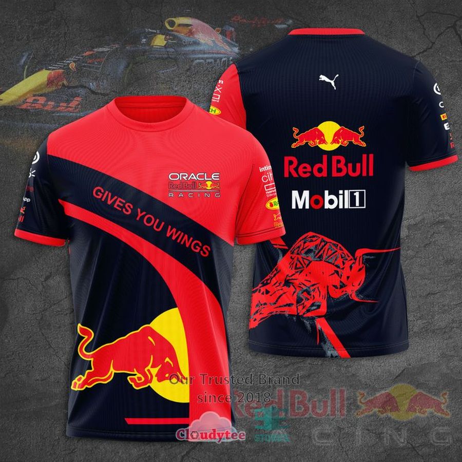 Red Bull Racing Gives You Wings 3D Shirt, Hawaiian Shirt – LIMITED EDITION