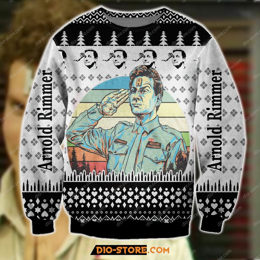 Red Dwarf Arnold Rimmer 3D Print Ugly Christmas Sweater Hoodie All Over Printed Cint10030, All Over Print, 3D Tshirt, Hoodie, Sweatshirt, Long Sleeve