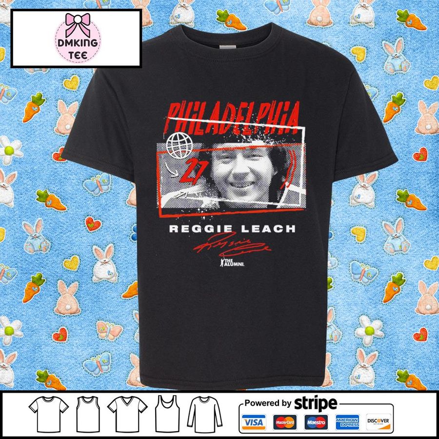 Reggie Leach Philadelphia Tones Hockey Signature Shirt