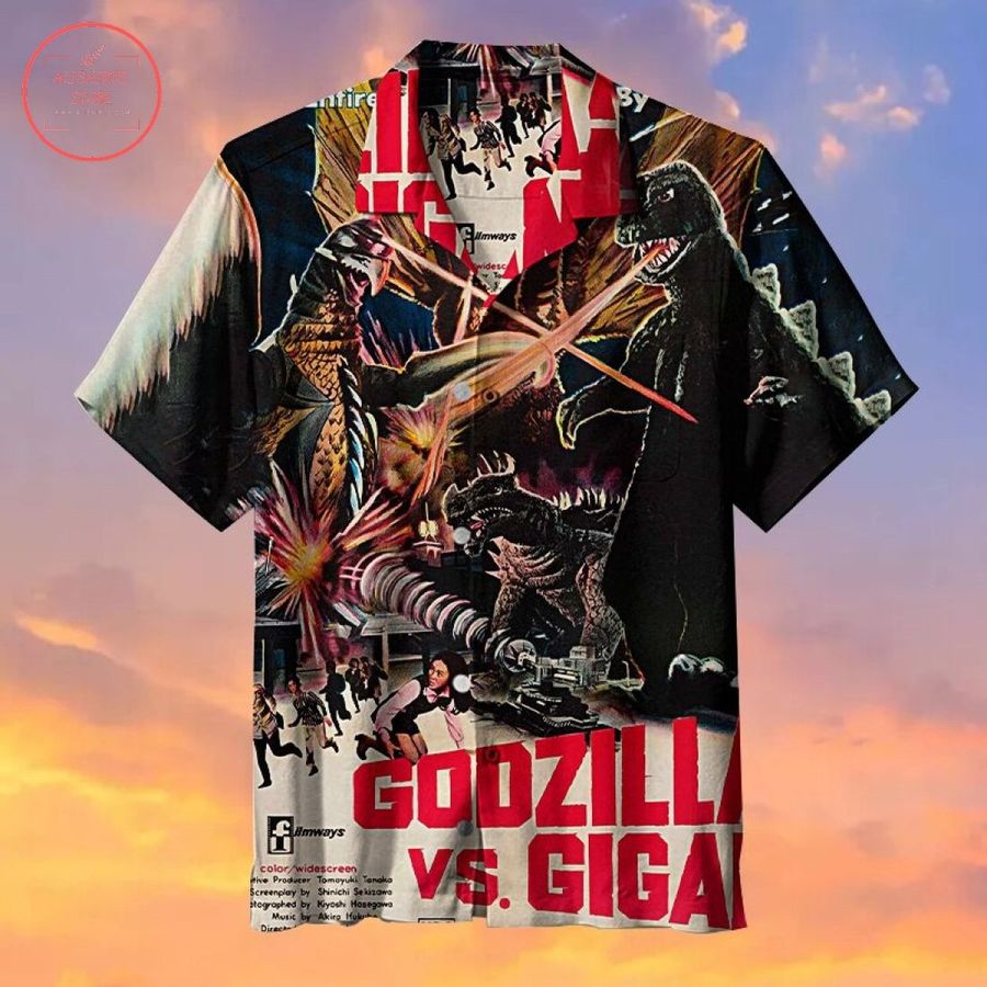 Release Of Godzilla Vs Gigan Hawaiian Shirt