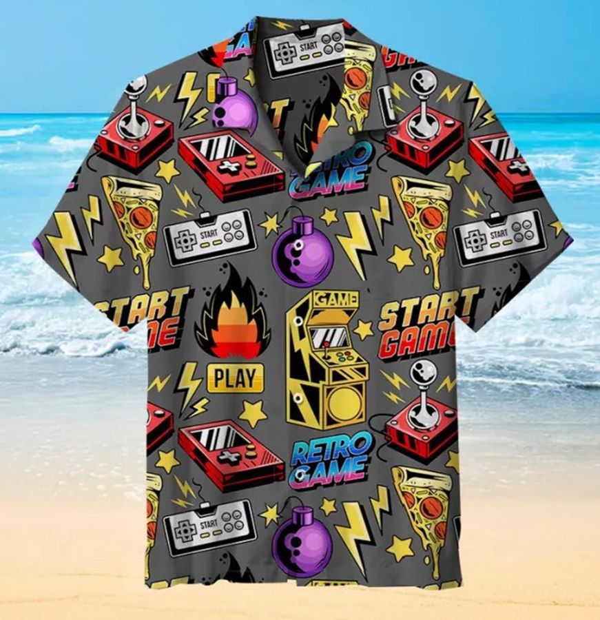 Retro Game Hawaiian Shirt