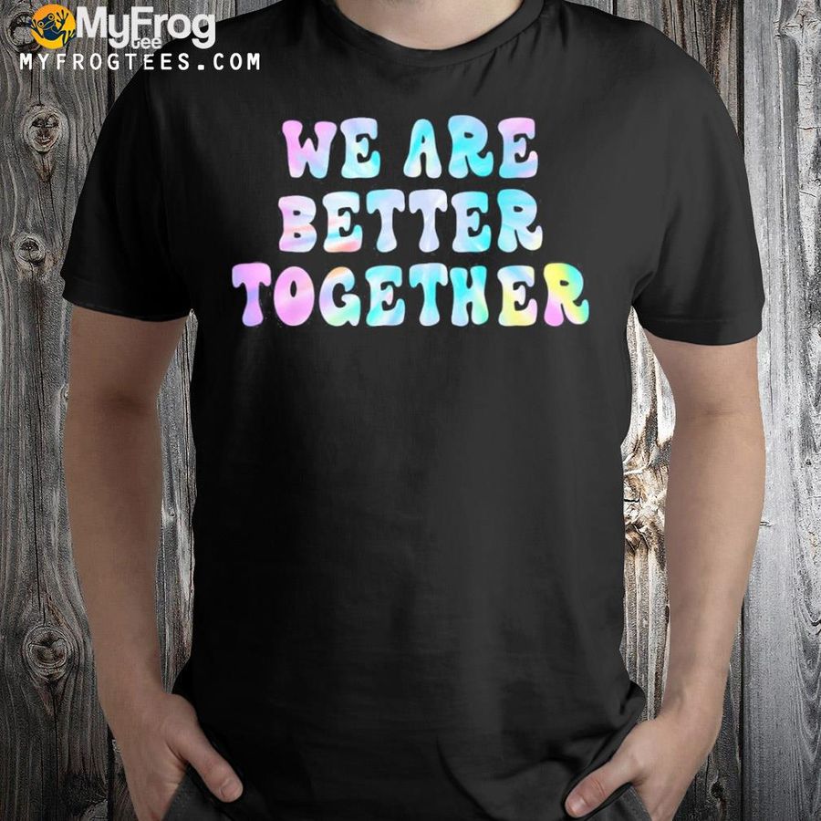 Retro groovy we are better together back to school teacher shirt