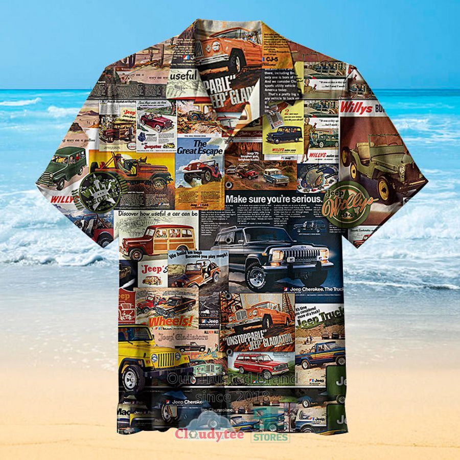 Retro Jeep Collage Hawaiian Shirt – LIMITED EDTION