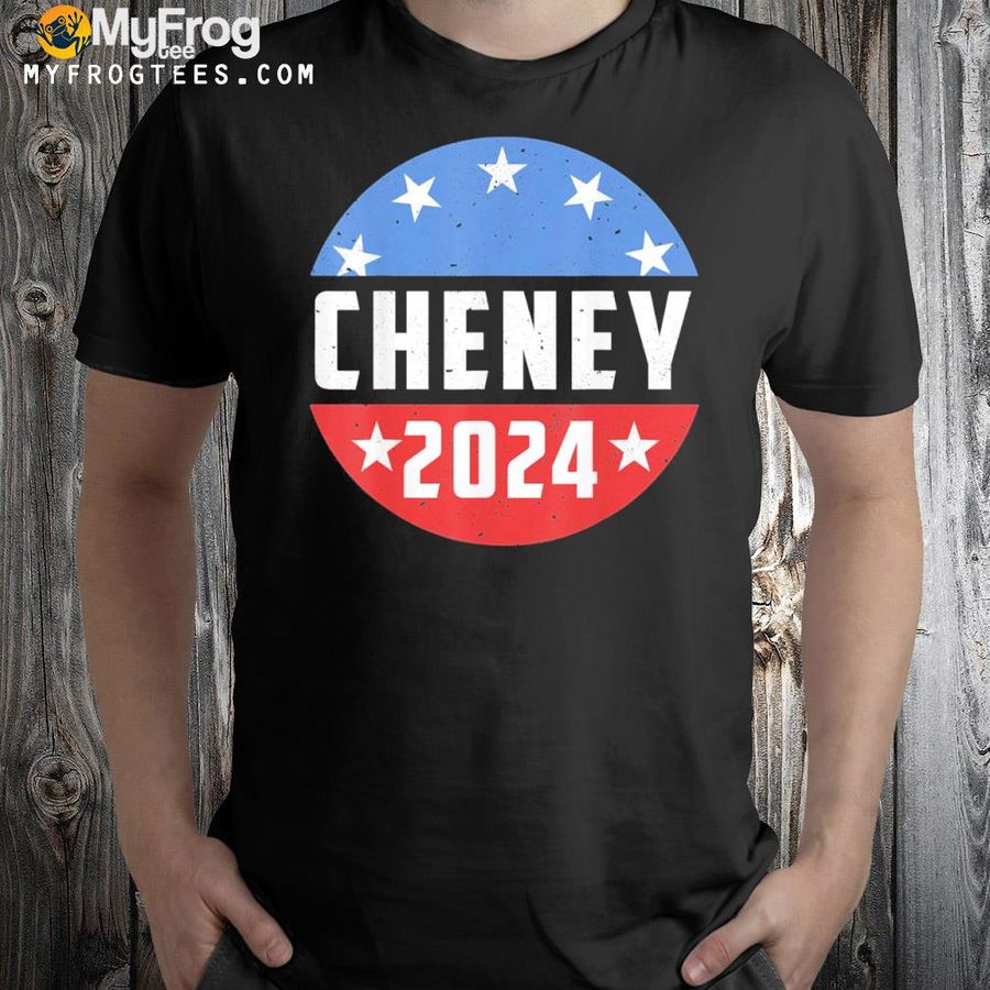 Retro usa flag liz cheney 2024 usa election shirt