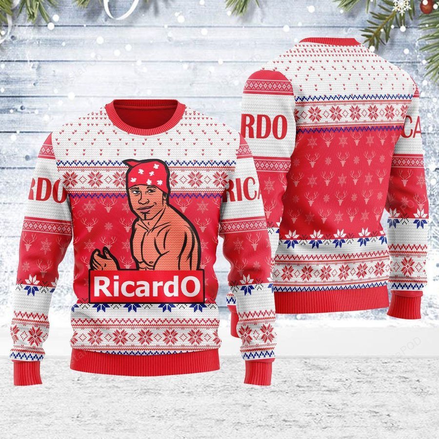 Ricardo Milos Meme Funny Ugly Christmas Sweater All Over Print
