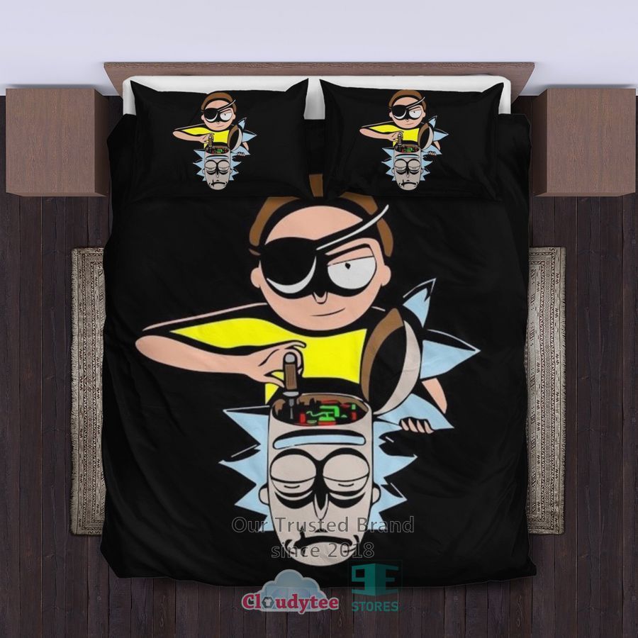 Rick And Morty Black Bedding Set – LIMITED EDITION