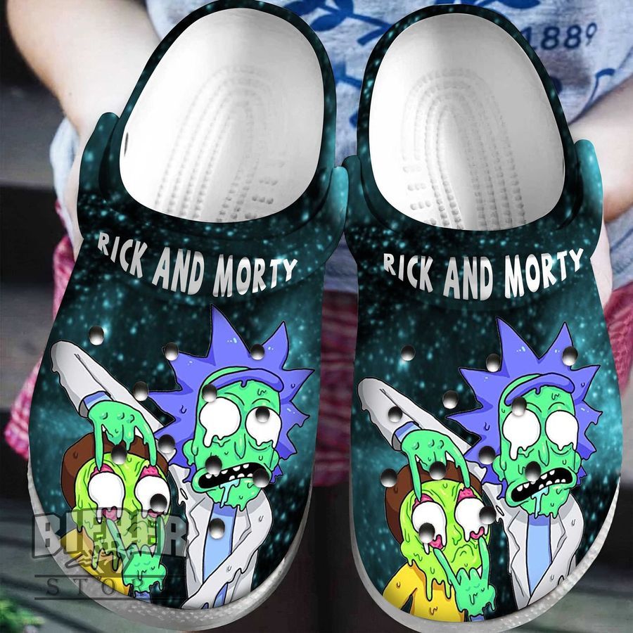Rick And Morty Crocs Crocband Clog Comfortable Water Shoes
