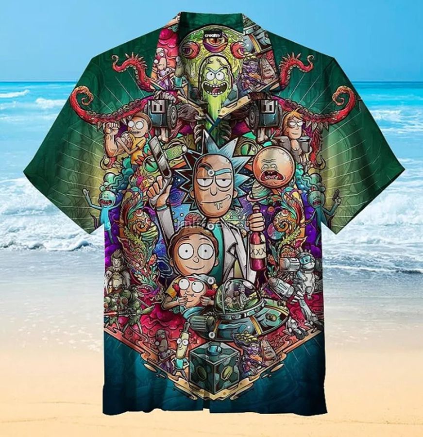 Rick And Morty Hawaiian Unisex Shirt